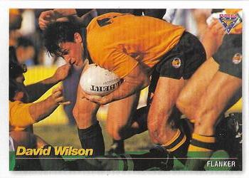 1995 Futera Rugby Union #11 David Wilson Front
